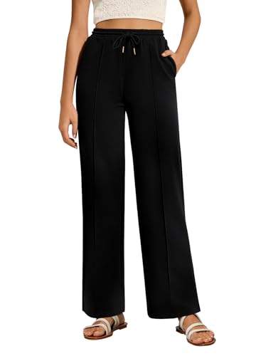 Amazon.com: MIHOLL Women's Wide Leg Pants with Pockets High