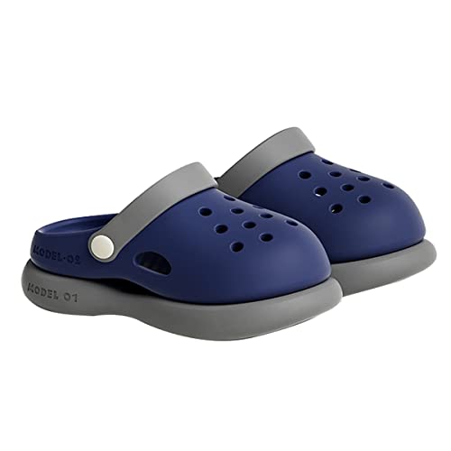 Zuecos para Niña Niños Sandalias Clogs de Playa Piscina Antideslizantes Zapatillas de Verano Jardín Zapatos de Agua Azul EU 18 26 Cover