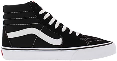 Vans Unisex High-Top Trainers, Black White, 8 US Men | Image 2