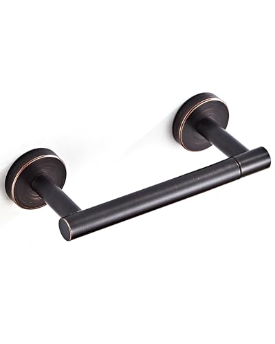 RARXTR Bronze Toilet Paper Holder SUS304 Stainless Steel Double Post Pivoting Toilet Paper Roll Holder Wall Mounted Toilet Tissue Holder for Commercial Bathroom RV Oil Rubbed Bronze