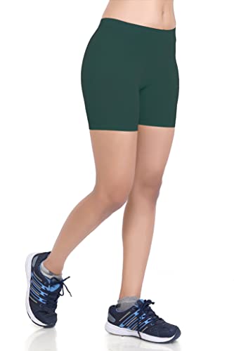 Image of Women's Solid Inner & Outer Wear Active Hot Shorts