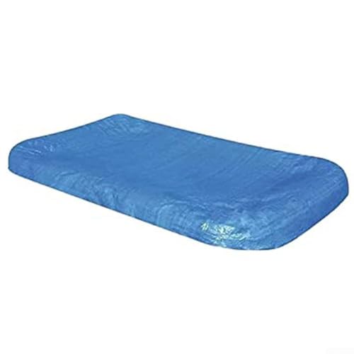 Copertura rettangolare per piscine gonfiabili fuori terra, materiale PE resistente, antivento e antipioggia con bordi elastici, adatta da 224 x 154 cm a 460 x 2 (305 x 205 x 25 cm)