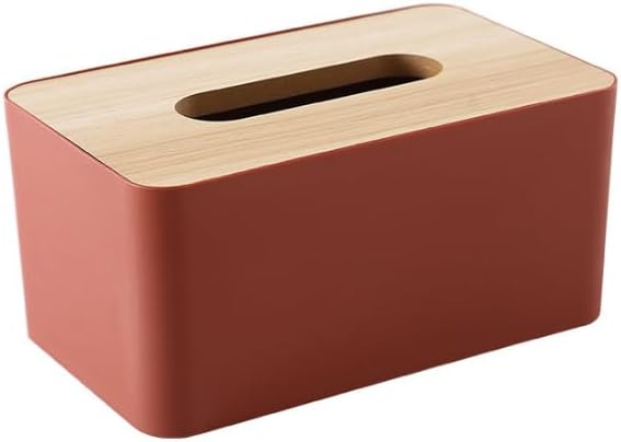 Tissue Box Hotel Living Room Wooden Drawer Box Toilet Paper Restaurant roll Paper Tube, Powdered (With Make-up)