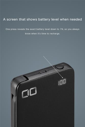 CIO SMARTCOBY EX04 5000mAh Power Bank with Built-in USB-C Cable (Black) — view 11
