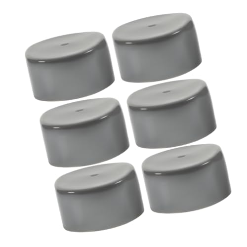 PartyKindom 6 Bearing Caps for Trailers 1.98'' Rubber Hub Covers Universal Fit Grease Cap Protectors Replacement for Boat Car Trailer