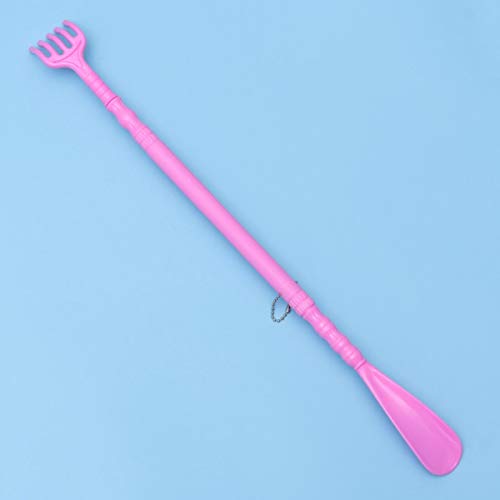 COHEALI Mens Socks Mens Socks s s s s Back Scratcher with Shoe Horn Plastic Hand Back Scratcher Reach 2 in 1 Handle Backscratcher Shoe Horn() s s s s2