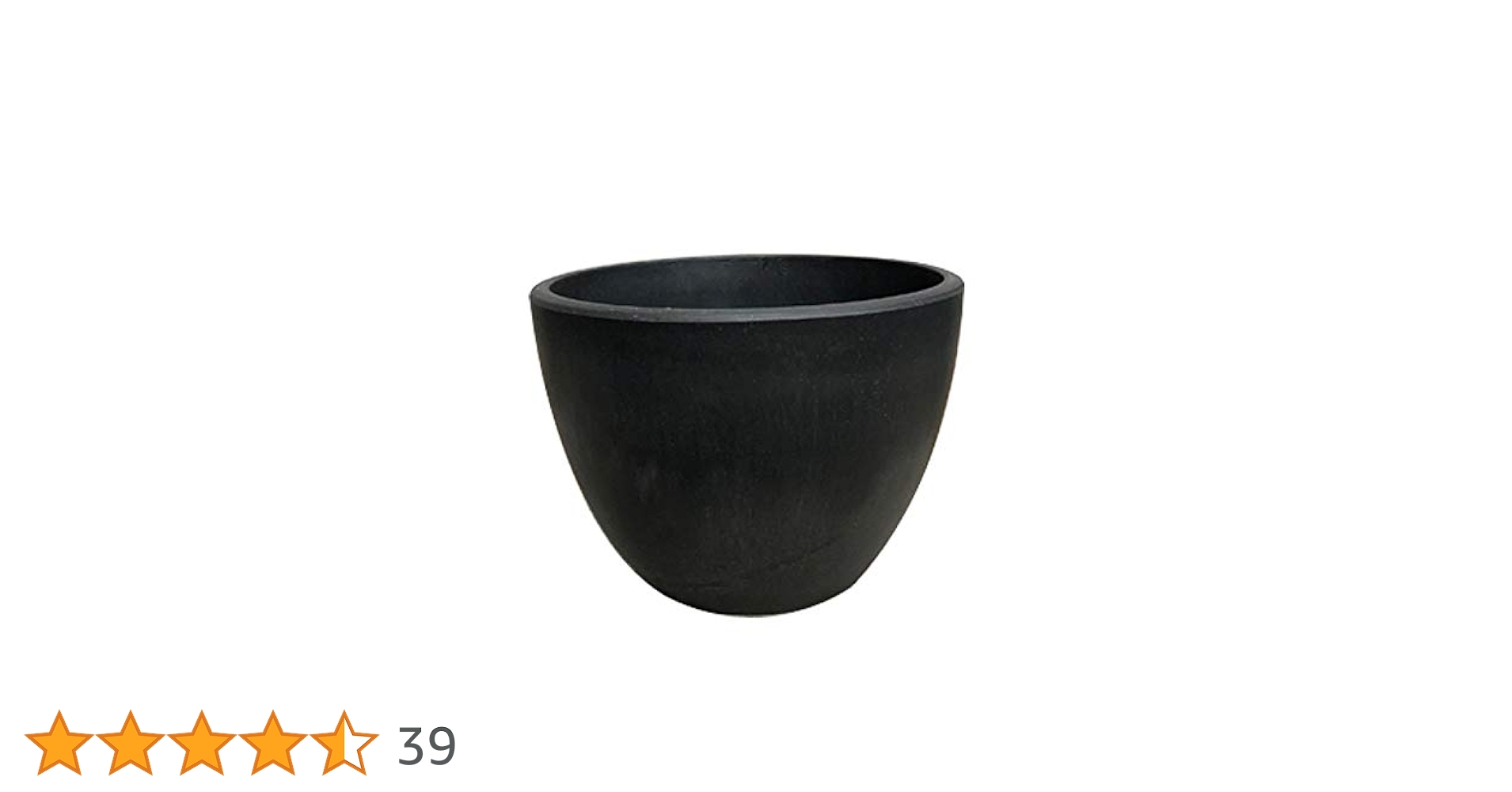 Amazon.co.jp: BLACK PLASTIC POT【BOWL】ボウルタイプ 黒 プラ