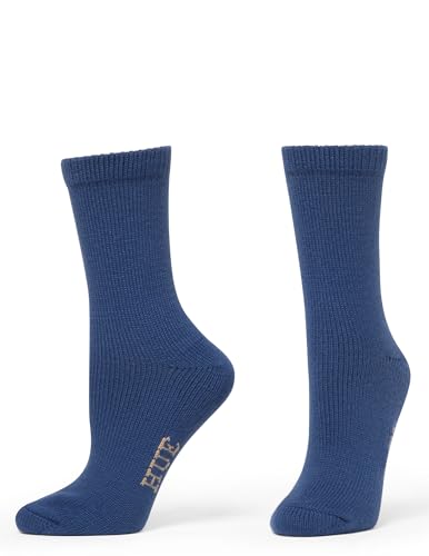 HUE Women's Crew Length Boot Socks, 2 Pair Pack4