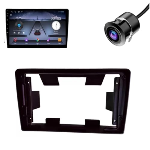 Image of Modorwy Original QLED 9 inch Zlink Car Android Stereo | OS 13 | 2GB+32GB | Display Support Car Play & Android Auto | incl. AHD Rear Camera & Frame Compatible with Maruti Eeco - 1 Year Warranty