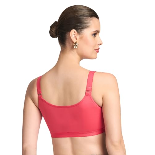 Image of TRYLO Cotton Riza Women's Non-Padded Non-Wired,Full Coverage,Seamless Front Open Bra
