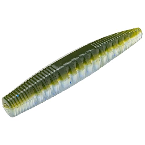 Strike King (NOCHO-850) KVD Perfect Plastics Ned Ocho Softbait Worm Fishing Lure 850 - Moon Juice 2.5 Exclusive Blend of Ingredients