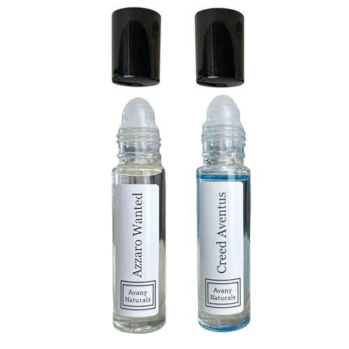 Avany Naturals Mens Cologne Sampler Sets - Man Fragrance, Cologne Gift Set, Sample Pheromone Cologne, Travel Size Perfume, Replicant Perfume, 2 pc (Masculine Duo)