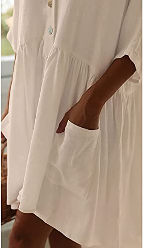 Paréo robe de plage grande taille fluide pour bikini et été - 6