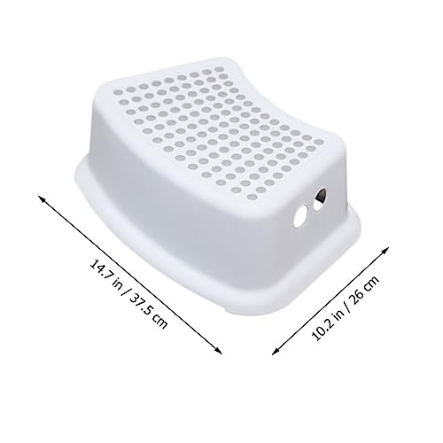 JEWEDECO Banqueta Antiderrapante Para Crianças Banquinho Empilhável Para Banho Banco De Treinamento