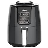 Ninja 4‑Qt Air Fryer with Easy-Release Ceramic Basket & Crisper Plate, 1550‑Watt, Multi‑Function Cooker Air Fry Roast Bake