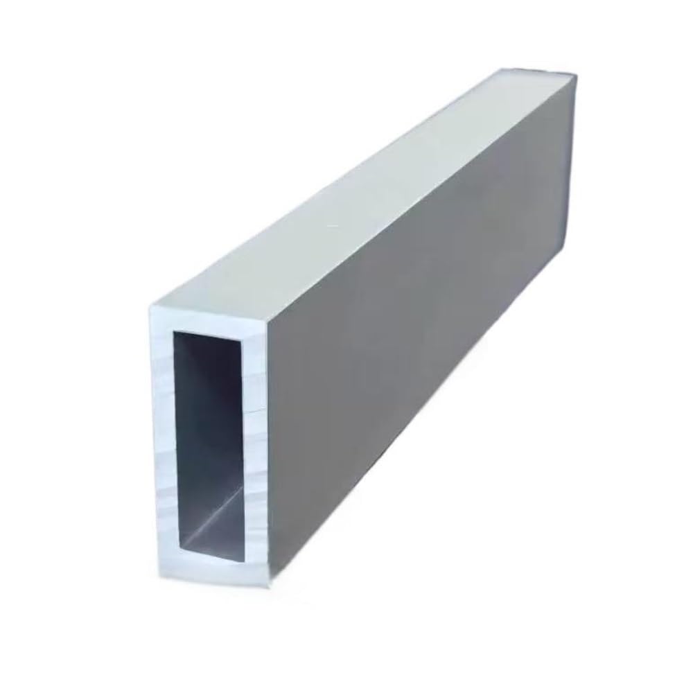 300/500 mm Aluminiumlegierungs-Vierkantrohr, rechteckiges Profil, DIY-Dekoration, Aluminium-Hohlrohr, 1 Stück(300 * 100 * 25 * 1MM)