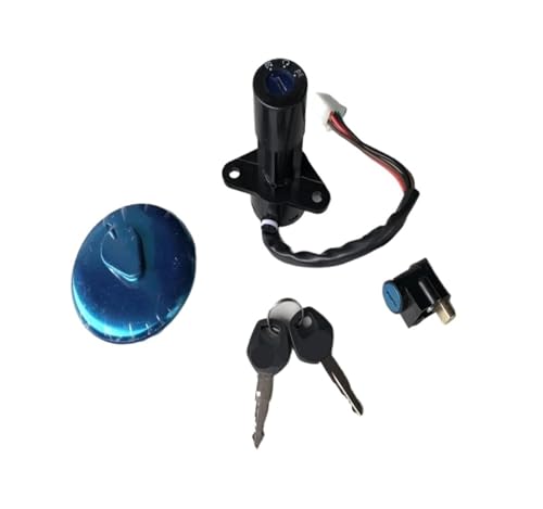 Cerradura de encendido de 6 cables completa con llave de gas y dirección para moto 125cc