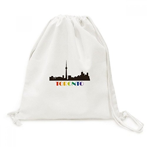 Sac toile drawstring backpack voyage avec citation inspiration jardin
