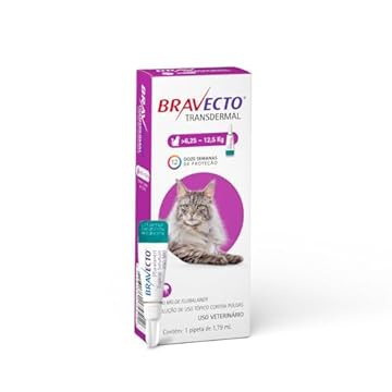 Bravecto Transdermal Gatos de 6.25 até 12.5kg Bravecto para Gatos, 6.25 a 12.5kg,