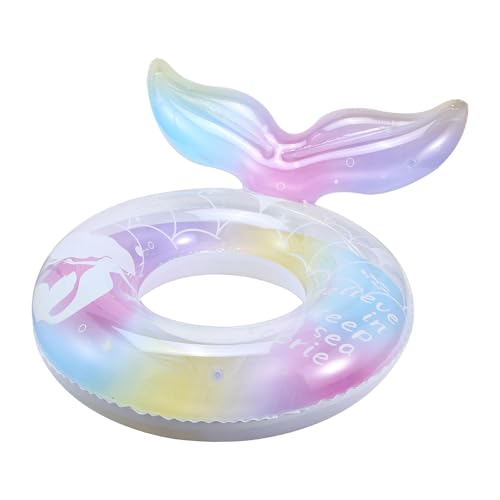 Piscina | Iridescent Outdoor & Juguetes acuáticos,Piscina con diseño de cola de | para, en la playa, Vacaciones, Al aire libre, Río, Más