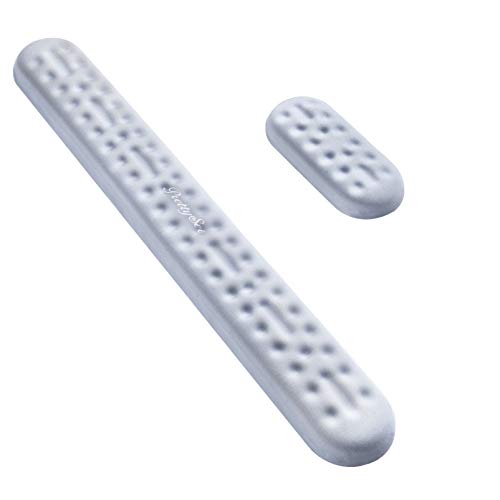 Memory Foam Handballenauflage Set Tastaturpad Mauspad, Handgelenkauflage Set für Tastatur und Maus, Ergonomische Hand Handballenauflage Unterstützung