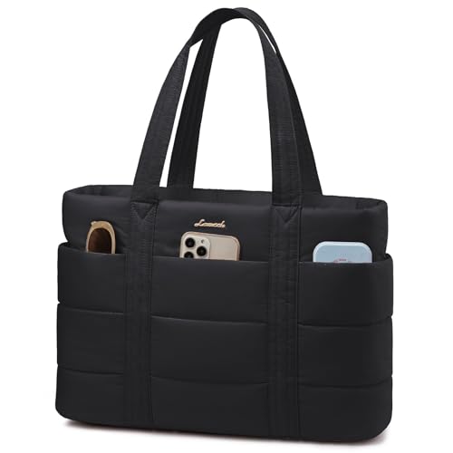 LOVEVOOK Bolso Mujer Grande, Puffer Bolso Tote Bag Shopper
