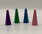 Bob Smith Replacement Over caps for CA Glue Bottles. Fit 1/2oz, 1oz, 2oz Sizes. Random Colors. Each Package Contains 4 caps. BSI, Hobby Bolts.