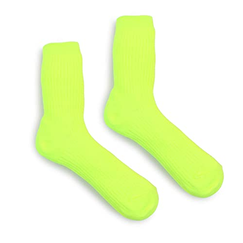 Image of Womens Neon Daily Casual Fashion Socks Colorful Fancy Design