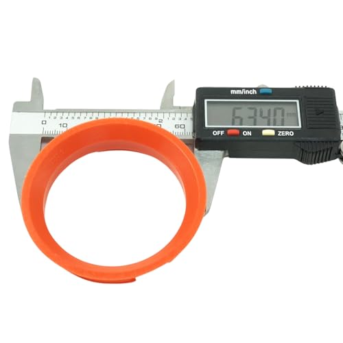 4x Zentrierringe 63,4 auf 57,1/63 4-57 1 | Rot | kompatibel mit Keskin MAM