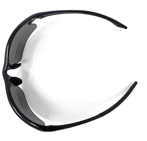 The Reno Bifocal Sun Readers, Unisex Sport Wrap Around Half Frame Reading Sunglasses for Men and Women4