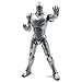 LonullyMege MK2Ironman Collectible Action Figure,7 Inch 10th Anniversary Metal Texture Painting Movable Mark Model Toys