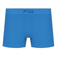 PUMA Cueca Infantil Boxer Menino Sem Costura Box Microfibra,Azul Soft, 11