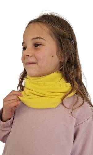 Écharpe en cachemire pour enfant jaune Mimi & Thomas une idée de cadeau de naissance et d'anniversaire