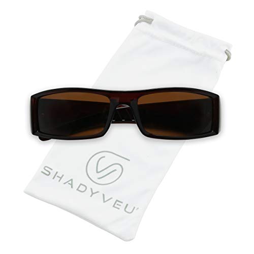 ShadyVEU Rectangular Polarized Flat Top Sunglasses Slim OG Old School Hardcore Fishing Hunting Driving Sports Performance3