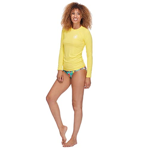 Image of Body Glove Women's Smoothies Sleek Solid Long Sleeve Rashguard with UPF 50+