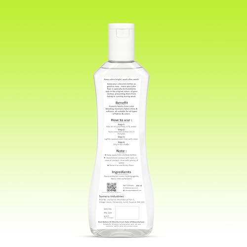 Image of ASTRO PLUS+ 450 ml Fabric Color Fixer Product 100% Eco-Friendly This Product Works Best Silk, Cotton, Georgette Fabric