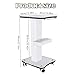 Beauty Salon Trolley with Wheels, Esthetician Rolling Cart, 3-Tier Storage with Lockable Casters for Beauty Equipment, Salon & Spa Use, Load Capacity 88 lbs