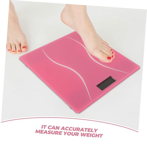 Balance numérique de poids corporel précise et rechargeable au design élégant