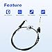 WMPHE 3382008020 Automatic Transmission Shift Cable Gear Shifter Compatible with Toyota Sienna 2004-2010 Replacement for 33820-08020 33820B
