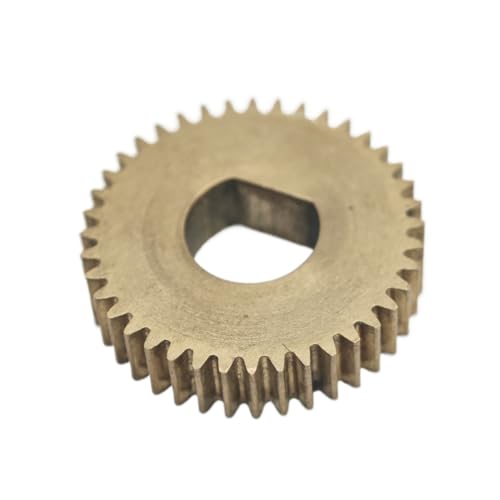 ELILANEY - ELILANEY 0,6 Modul 27 Zähne D-förmiges Loch Kupfer-Stirnrad 0,6M 27T geradverzahntes mechanisches Zahnrad Mechanisch(3x2.5mm D bore)