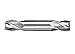 SGS 31175 14 4 Flute Square End Double End General Purpose End Mill, Aluminum Titanium Nitride Coating, 7/64" Cutting Diameter, 3/16" Cutting Length, 1/8" Shank Diameter, 1-1/2" Length