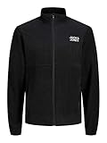 Jacke JACK & JONES Herren JJHYPE Fleece-Jacke, Black, M