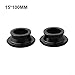 1 Pair Mountain Bike hub Quick Release Adapter, Bike Hub Converter End Cap, M9 To 15mm Front Hub, M10 To 12mm Rear Hub, Aluminum Alloy(15 * 100mm)