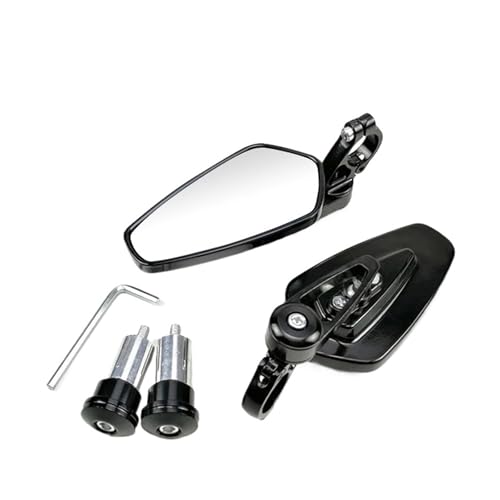 Espejos retrovisores moto universales 22mm que resisten vibraciones en manillar de scooter