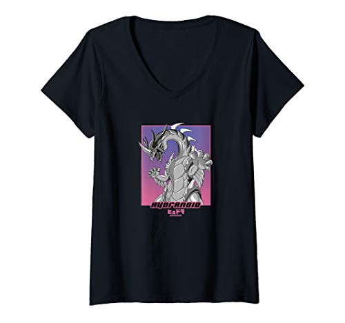 Womens Classic Bakugan Ombre Hydranoid V-Neck T-Shirt