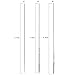 100Pcs/Set 3Types Permanent Makeup Tool For Eyebrow Tattoo Machine Round Disposable Needle Pin(1R)