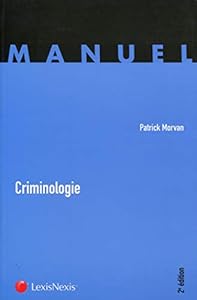 Book's Cover of Criminologie