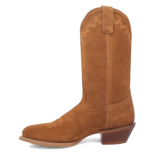 Image of Laredo Mens Larkin Round Toe Pull On Casual Boots Mid Calf - Brown
