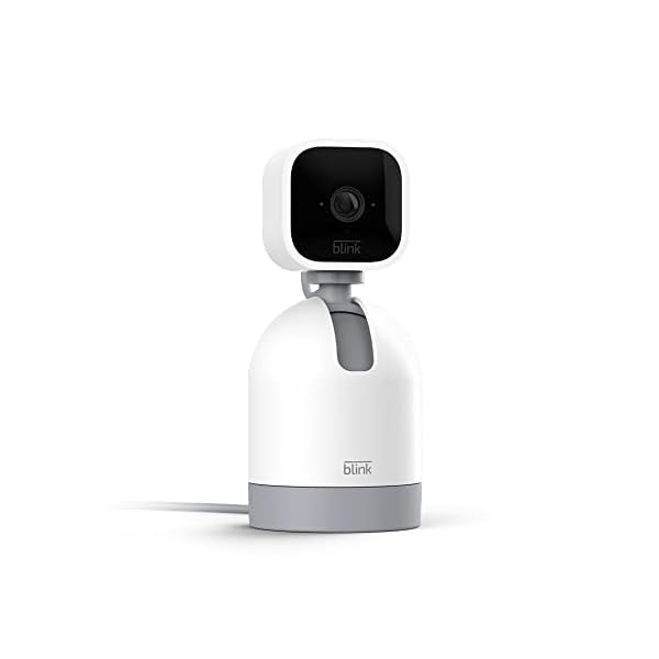 Blink Mini Pan-Tilt Camera | Rotating indoor plug-in smart security camera, two-way audio, HD video, motion detection, Works with Alexa (White) - Image 3