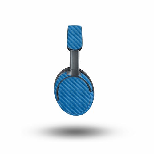 Image of MightySkins Carbon Fiber Skin Compatible with Bose QuietComfort Ultra - Solid Blue | Protective, Durable Textured Carbon Fiber Finish | Easy to Apply